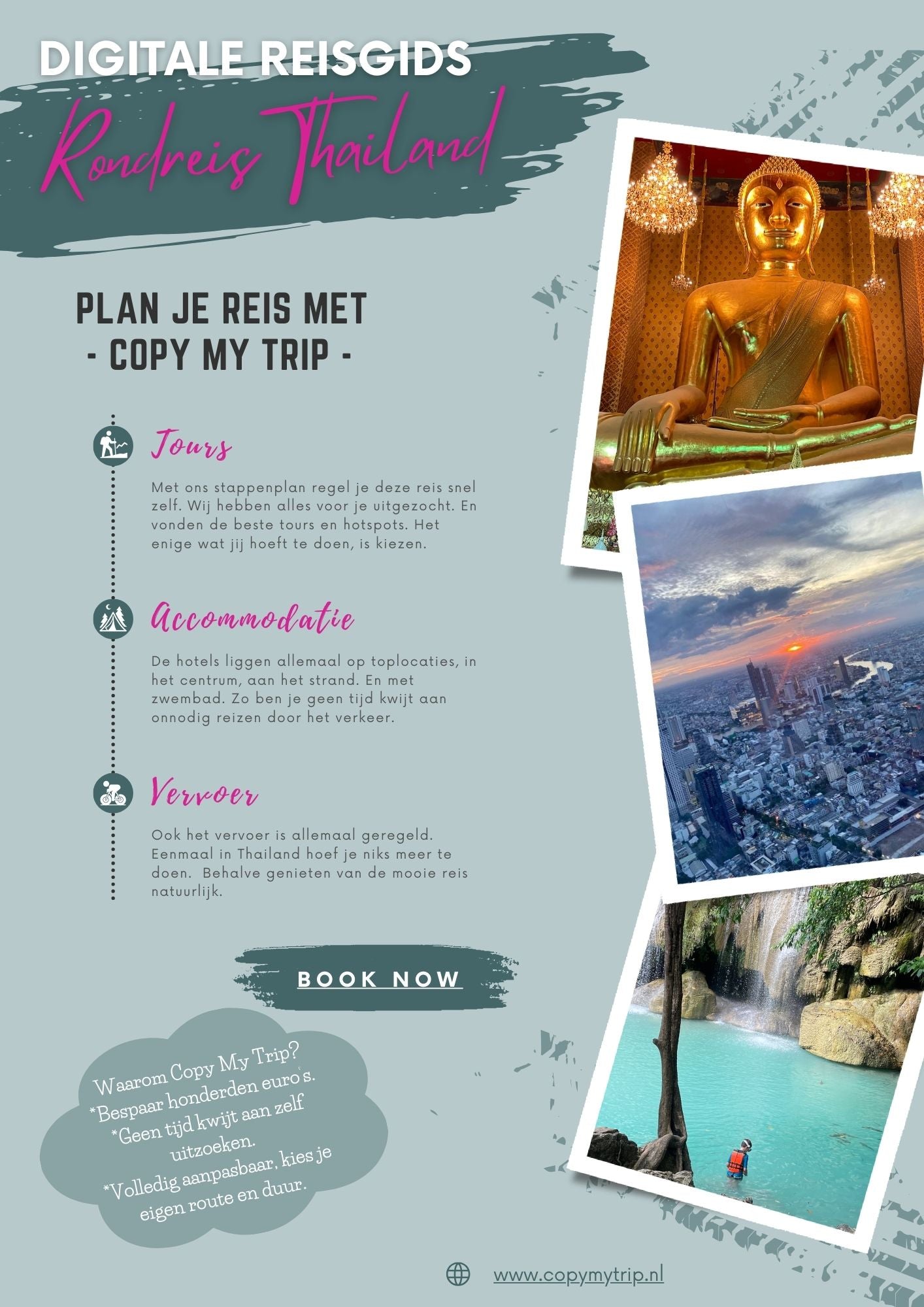 Thailand – complete rondreis + richtprijzen | Eilanden, jungle & tempels | Digitaal stappenplan